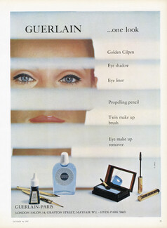 Guerlain (Cosmetics) 1967 One Look, Eye Liner, Photo Ferrand