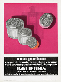 Bourjois (Cosmetics) 1928 Powder Mon Parfum