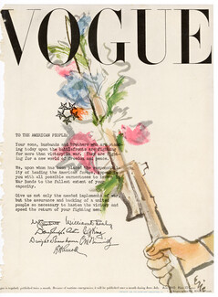Vogue Cover June 1945 Victory Cover by Eric