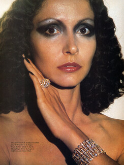 Van Cleef & Arpels 1974 Diamants sur mailles d'or, Photo Peter Castellano