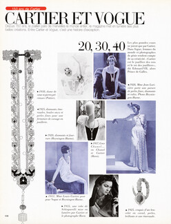 Cartier et Vogue 1997 Années 20, 30, 40