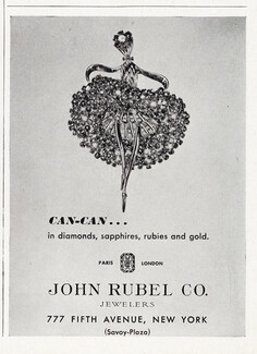 John Rubel (High Jewelry) 1944 Can-can