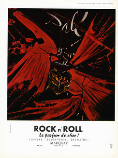 Marquay (Perfumes) 1957 Rock n'Roll, Salvador Dali (version B)