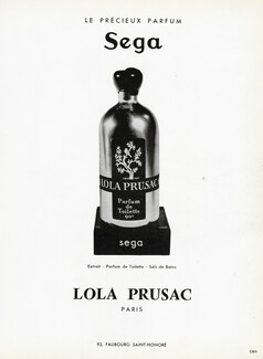 Lola Prusac (Perfumes) 1964 Sega