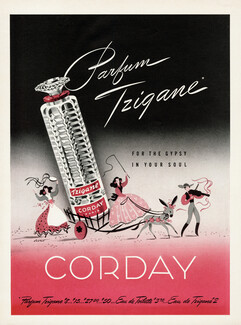 Corday (Perfumes) 1941 Parfum Tzigane