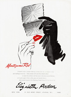 Elizabeth Arden (Cosmetics) 1947 Montezuma Red Lipstick