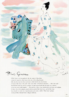 Elizabeth Arden (Perfumes) 1941 Blue Grass Horse, Marcel Vertès