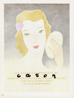 Caron (Cosmetics) 1948 Poudres