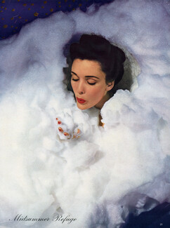 Alexandra de Markoff 1940 Bath Foam, Photo Toni Frissel
