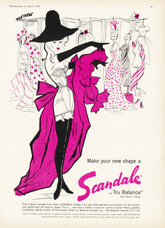 Scandale (Lingerie) 1956 Girdle, Tru Balance, Morrow