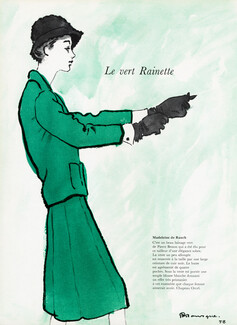 Madeleine de Rauch 1958 Vert Rainette, Pierre Mourgue