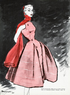 Hubert de Givenchy 1955 Simonnot-Godard, Pierre Mourgue
