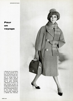 Madeleine de Rauch 1961 Manteau, Sac Hermès