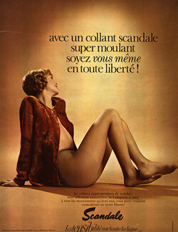 Scandale (Hosiery) 1971 Stockings Tights