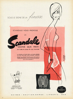Scandale (Lingerie) 1961 Girdle, Roger Blonde