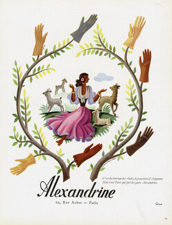 Alexandrine (Gloves) 1947 Argentina, Maurice Tranchant