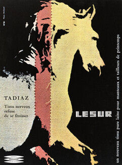 Lesur (Fabric) 1957 Tadiaz, Photo Molinard
