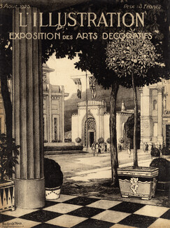 Tony Georges Roux 1925 Decorative Arts Exhibition, Art Deco Cover
