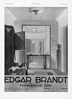 Edgar Brandt 1931 Ferronnerie d'Art, Art Déco
