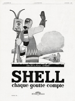 Shell 1929 Ski, René Vincent