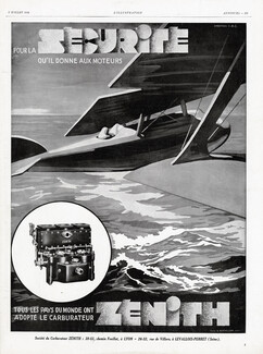Zenith (Carburetors) 1928 Airplane, Sécurité, Création C.B.C