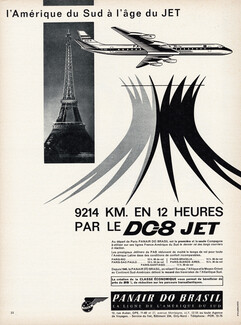 Panair do Brasil (Airlines) 1961 Brasilia, Eiffel Tower