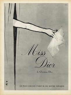 Christian Dior (Perfumes) 1959 Miss Dior, René Gruau