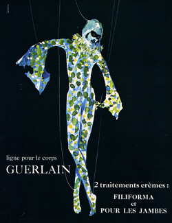 Guerlain (Cosmetics) 1972 Nikasinovich, Harlequin, Puppet