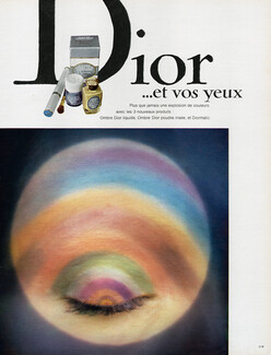 Christian Dior (Cosmetics) 1970 Eye make-up