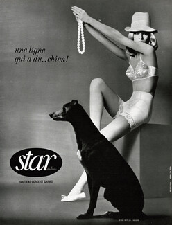 Star (Lingerie) 1968 Photo Le Bihan, Girdle, Bra