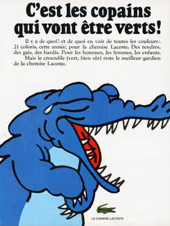 Lacoste 1968 Crocodile Bleu