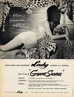 Lady (Lingerie) 1960 Girdle, "Gomme Sauvage", Photo Molinard