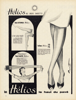 Hélios (Hosiery) 1955 Stockings, Brénot