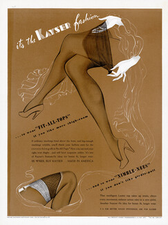 Kayser (Hosiery) 1940 Stockings