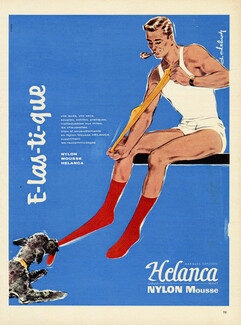 Helanca (Socks) 1956 A. Delmar, Poodle