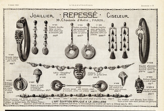 Répessé (High Jewelry) 1923 L'Art Egyptien appliqué à la Joaillerie, Egyptian, Orientalism