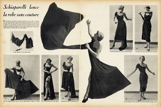 Schiaparelli 1949 The Seamless Dress
