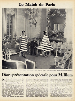 Christian Dior 1952 Harry Blum, Models Sylvie & Alla Ilchun
