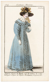 Le Journal des Dames et des Modes 1824 Costume Parisien N°2282