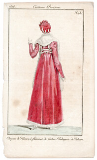 Le Journal des Dames et des Modes 1806 Costume Parisien N°698