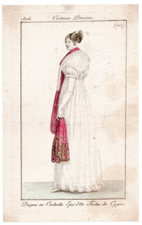 Le Journal des Dames et des Modes 1806 Costume Parisien N°715