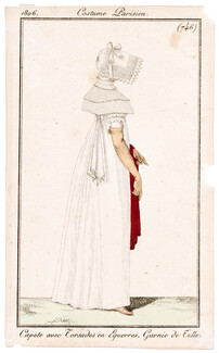 Le Journal des Dames et des Modes 1806 Costume Parisien N°746