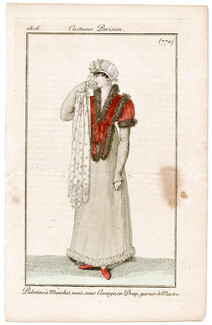 Le Journal des Dames et des Modes 1806 Costume Parisien N°770