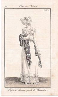 Le Journal des Dames et des Modes 1811 Costume Parisien N°1156