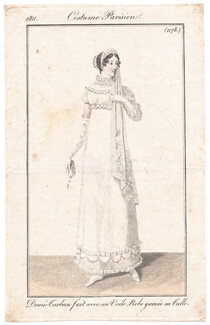 Le Journal des Dames et des Modes 1811 Costume Parisien N°1178