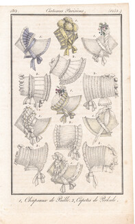 Le Journal des Dames et des Modes 1812 Costume Parisien N°1252