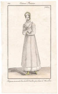 Le Journal des Dames et des Modes 1812 Costume Parisien N°1259