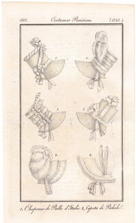 Le Journal des Dames et des Modes 1813 Costume Parisien N°1323