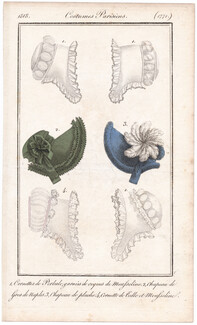 Le Journal des Dames et des Modes 1818 Costume Parisien N°1771