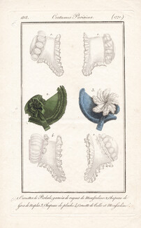Le Journal des Dames et des Modes 1818 Costume Parisien N°1771